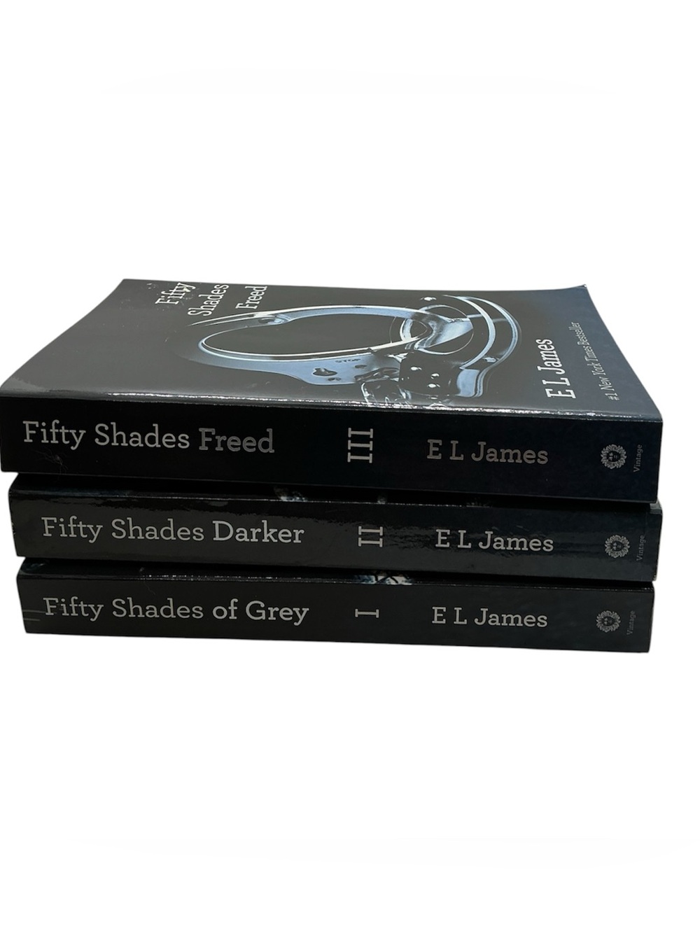 Fifty 50 Shades of Grey Trilogy Set Books 1, 2, 3 by E L James Erotic Romance